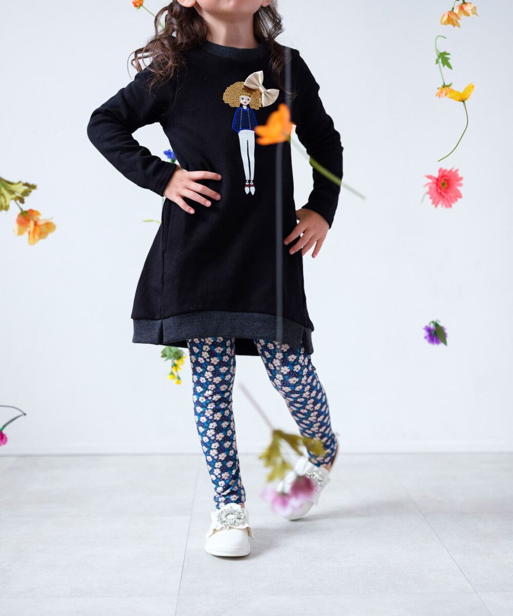 BACKYARD FAMILY「Rora 子供服 レギンス 通販 ルピナ スパッツ パンツ ズボン 小花柄 女の子 女子 子供」|その他|