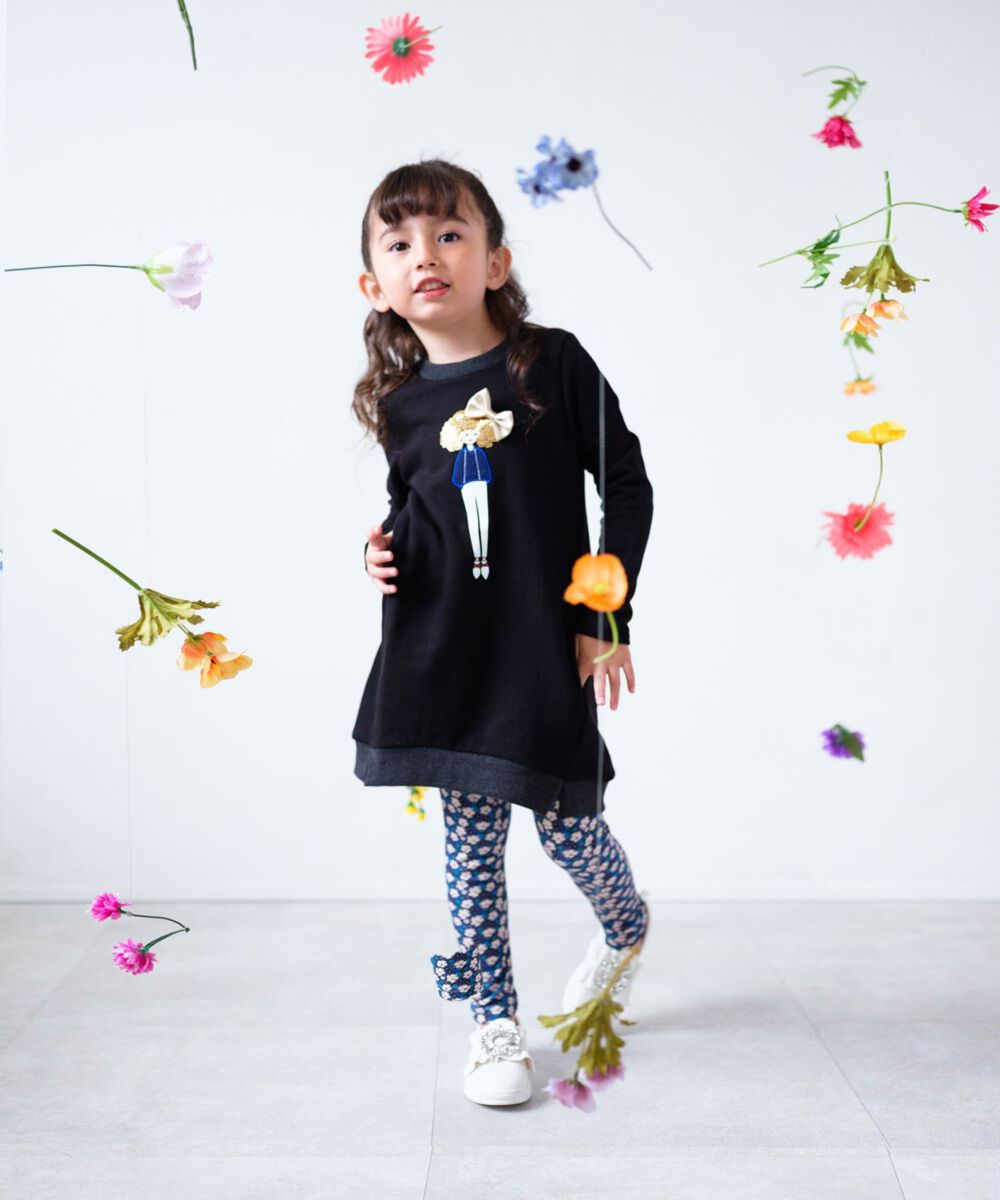 BACKYARD FAMILY「Rora 子供服 レギンス 通販 ルピナ スパッツ パンツ ズボン 小花柄 女の子 女子 子供」|その他|