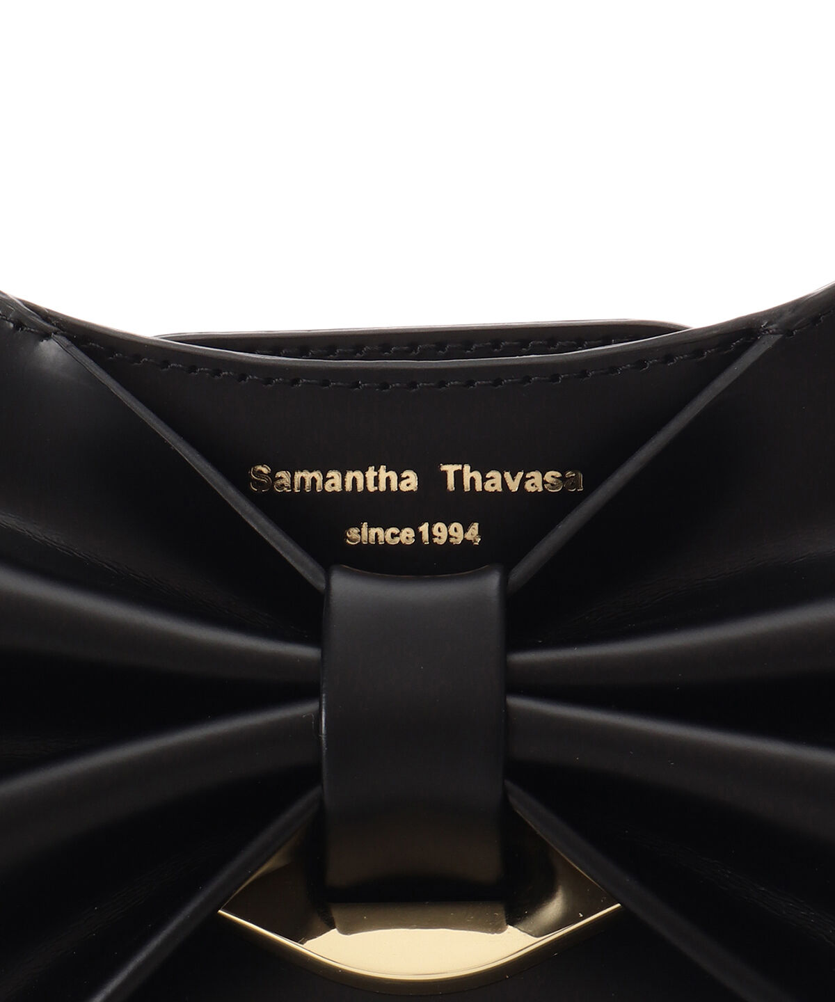 Samantha Thavasa「ドレープリボンレザートートバッグ」|トートバッグ|