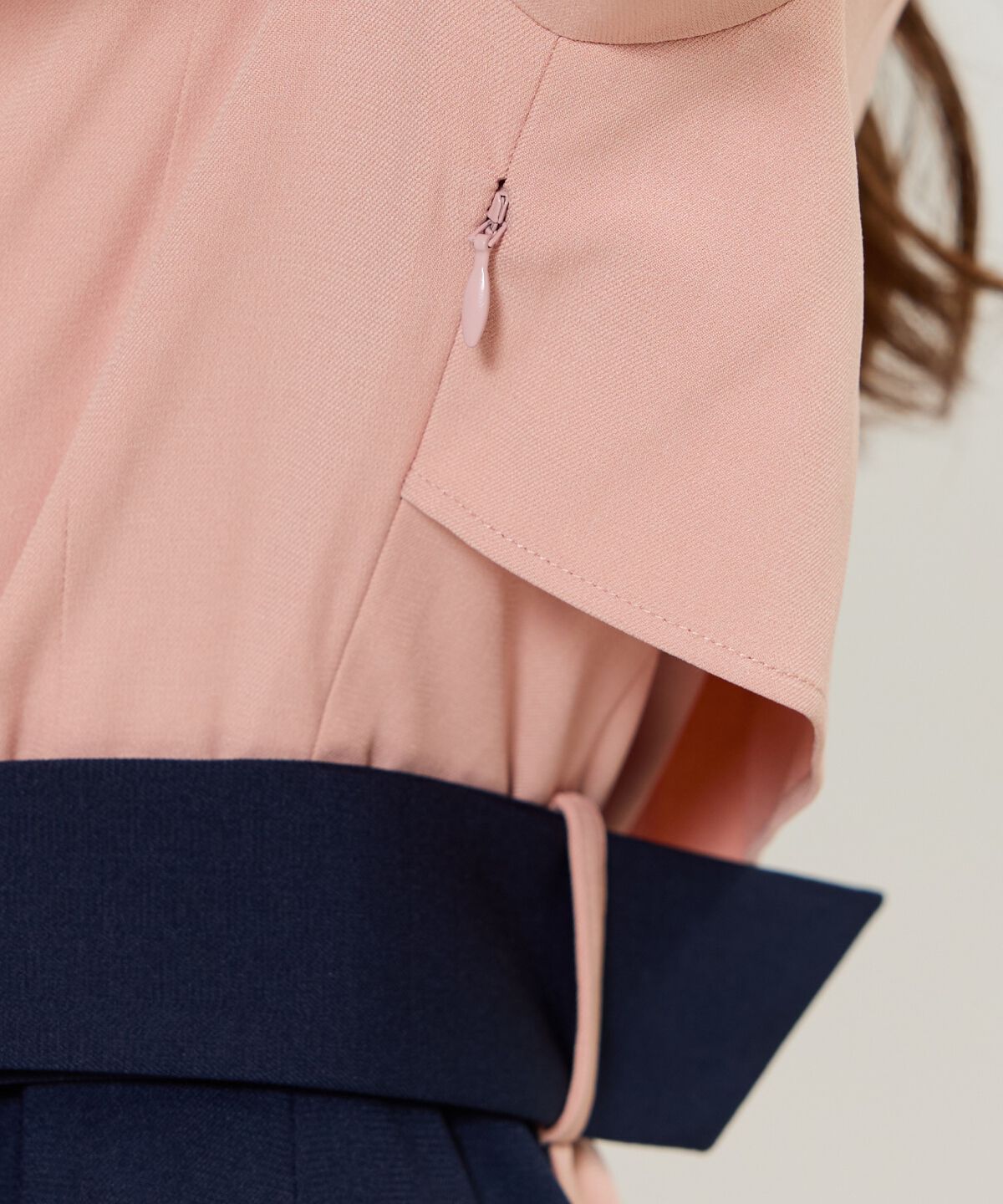 アンドクチュール「バイカラーカシュクールワンピース」|ワンピース|