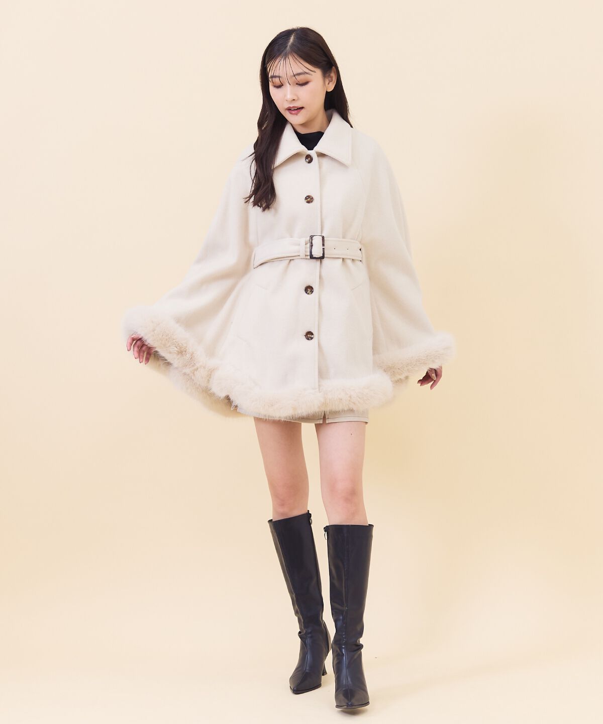 REDYAZEL「ファーケープデザインコート」|その他|