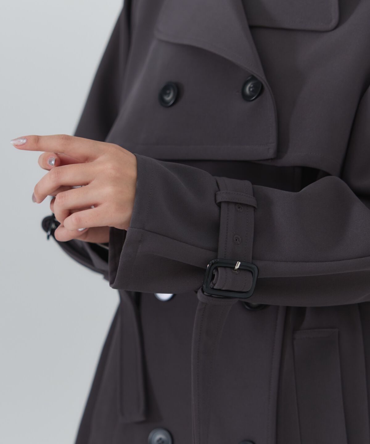 REDYAZEL「3WAYサイドプリーツトレンチコート」|トレンチコート|