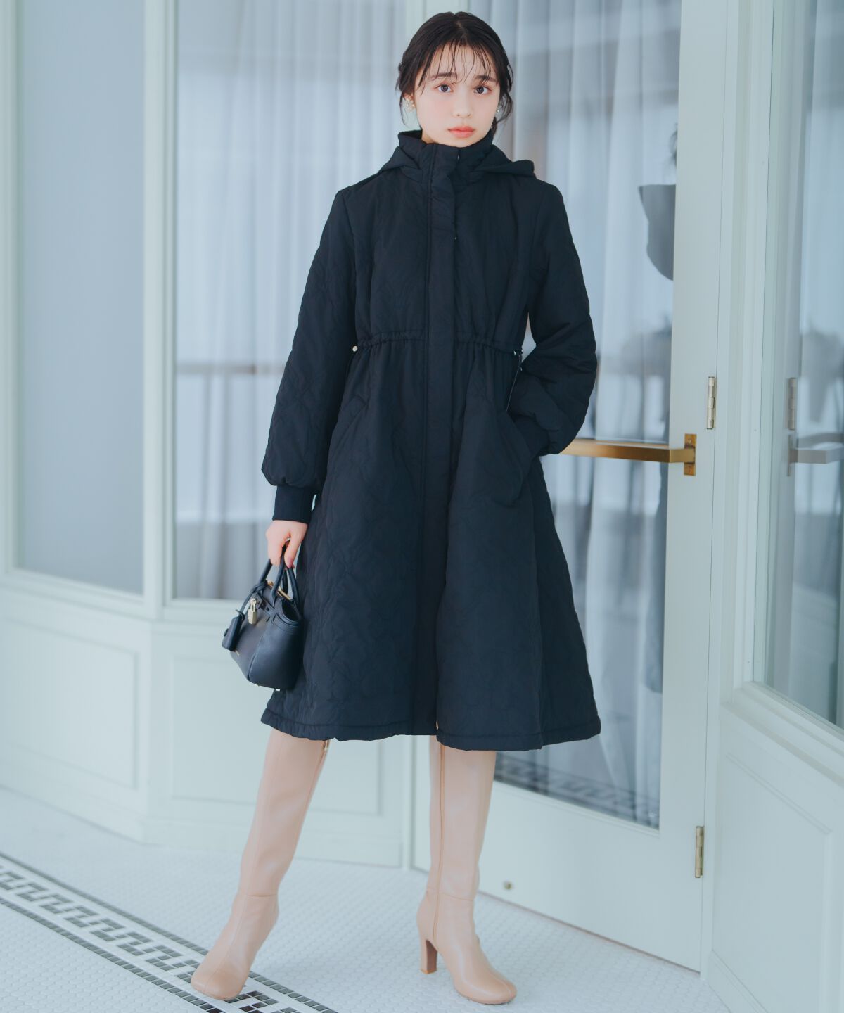 WILLSELECTION「リボン柄キルティングコート」|その他|