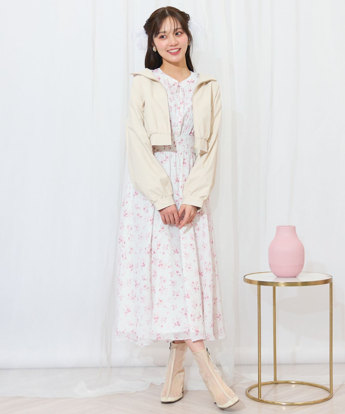 WILLSELECTION「リボンポケットブルゾン」|ブルゾン・スタジャン|