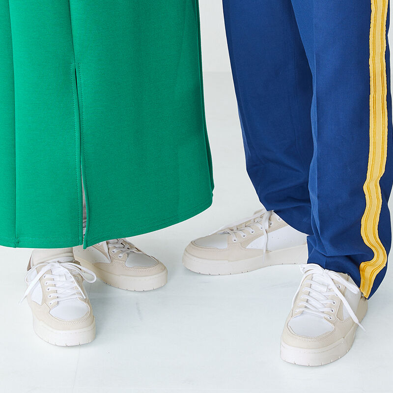 ORiental TRaffic「【サイズ拡大】厚底コートソールスニーカー/OT3721 スニーカー 厚底」|スニーカー|