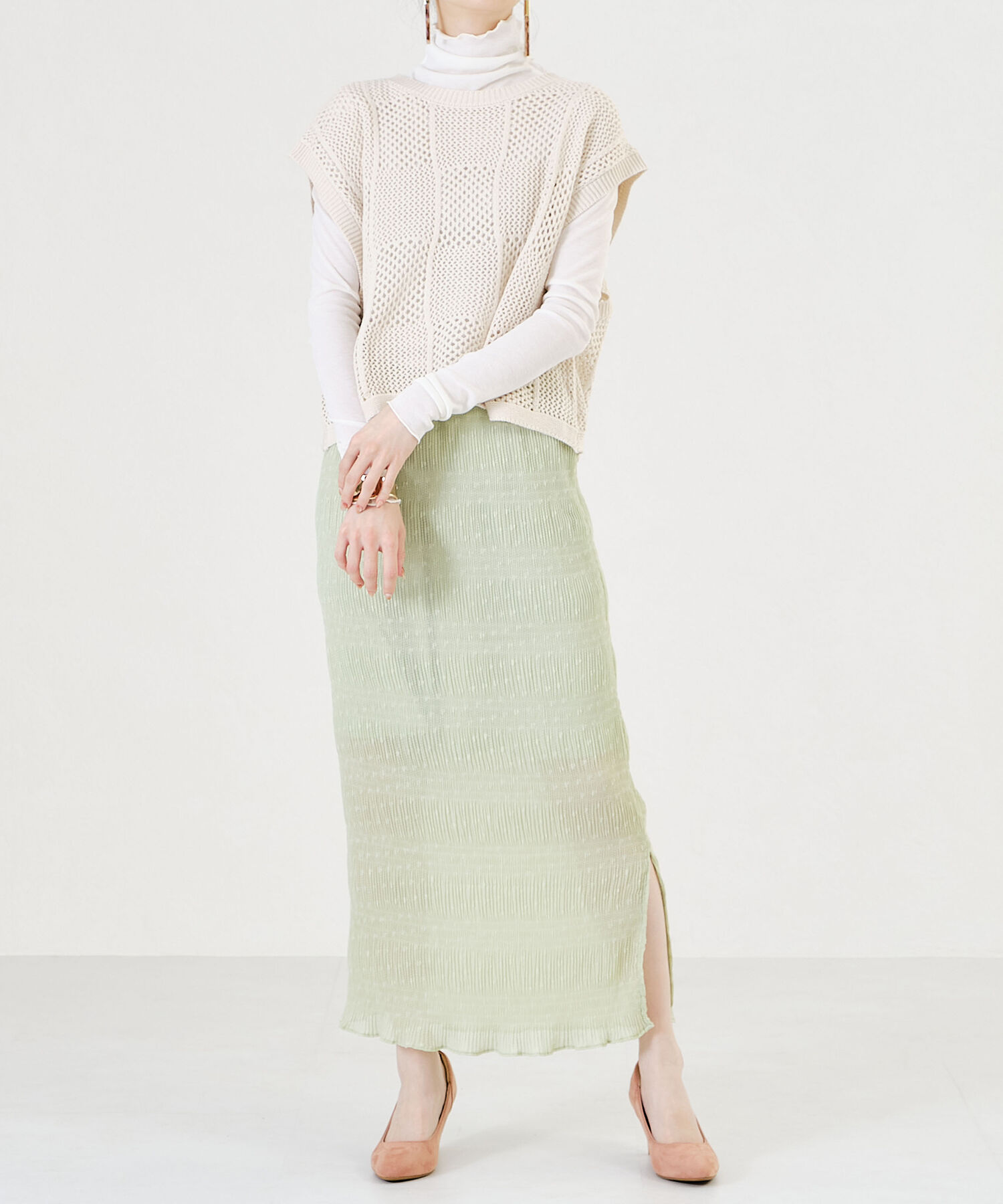 ORiental TRaffic「【跳べるパンプス/シリーズ累計１５０万足突破】アーモンドトゥヒール/R-3203 WEB限定」|パンプス|