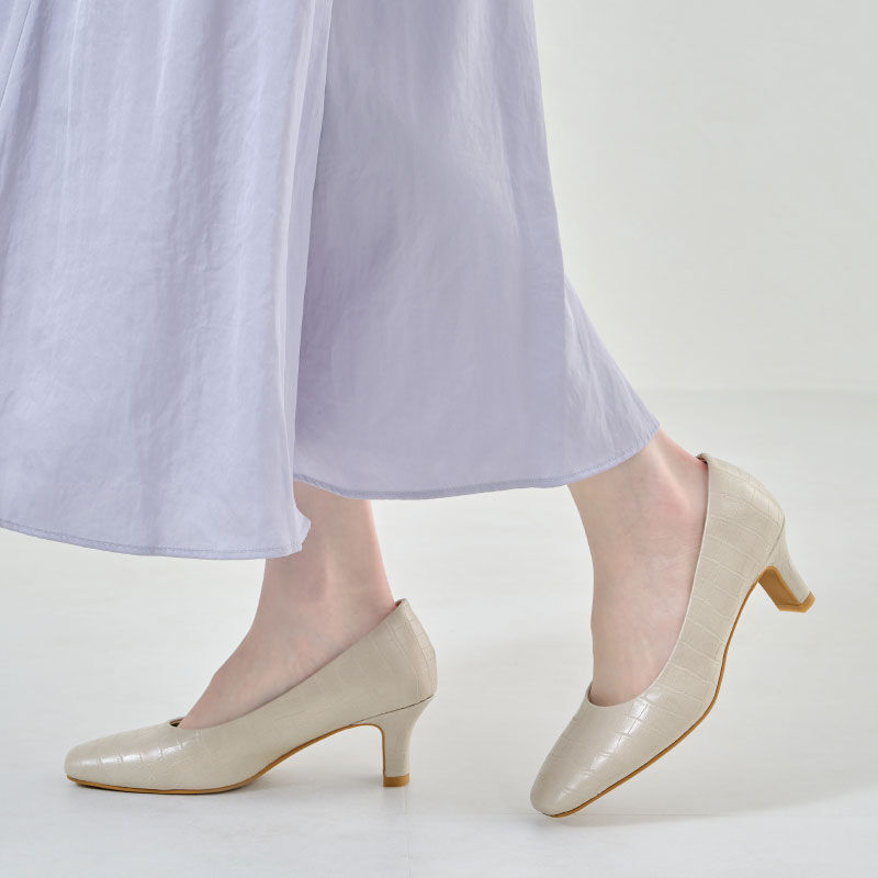 ORiental TRaffic「【跳べるパンプス/シリーズ累計１５０万足突破】スクエアトゥヒール/R-3204 WEB限定」|パンプス|