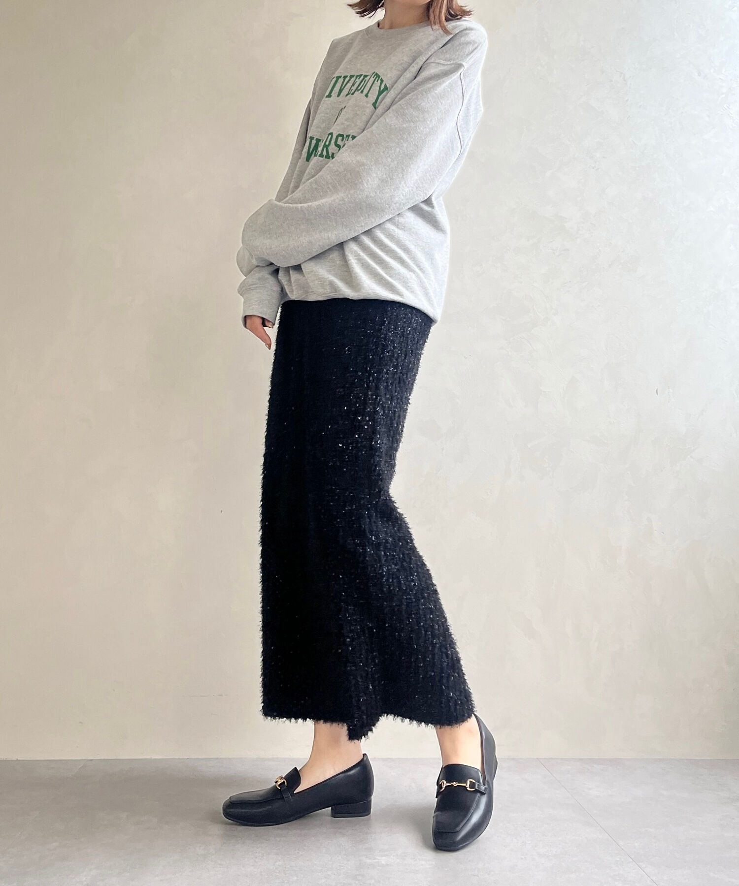 ORiental TRaffic「【跳べるパンプス/シリーズ累計１５０万足突破】スクエアトゥビットモチーフ  ローファー /R-3210」|パンプス|