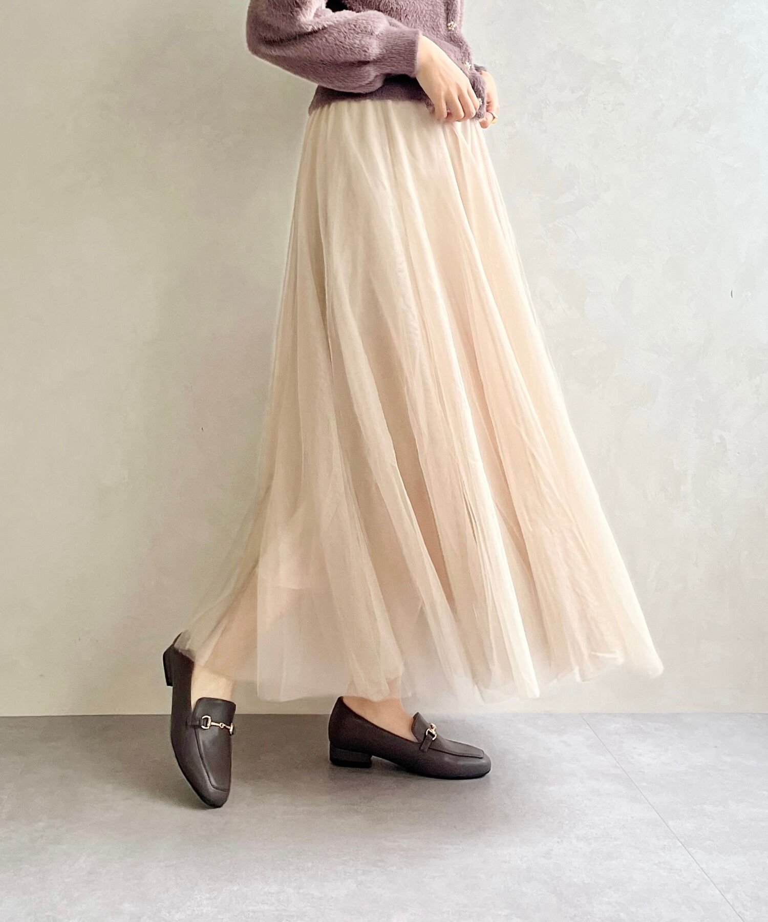 ORiental TRaffic「【跳べるパンプス/シリーズ累計１５０万足突破】スクエアトゥビットモチーフ  ローファー /R-3210」|パンプス|