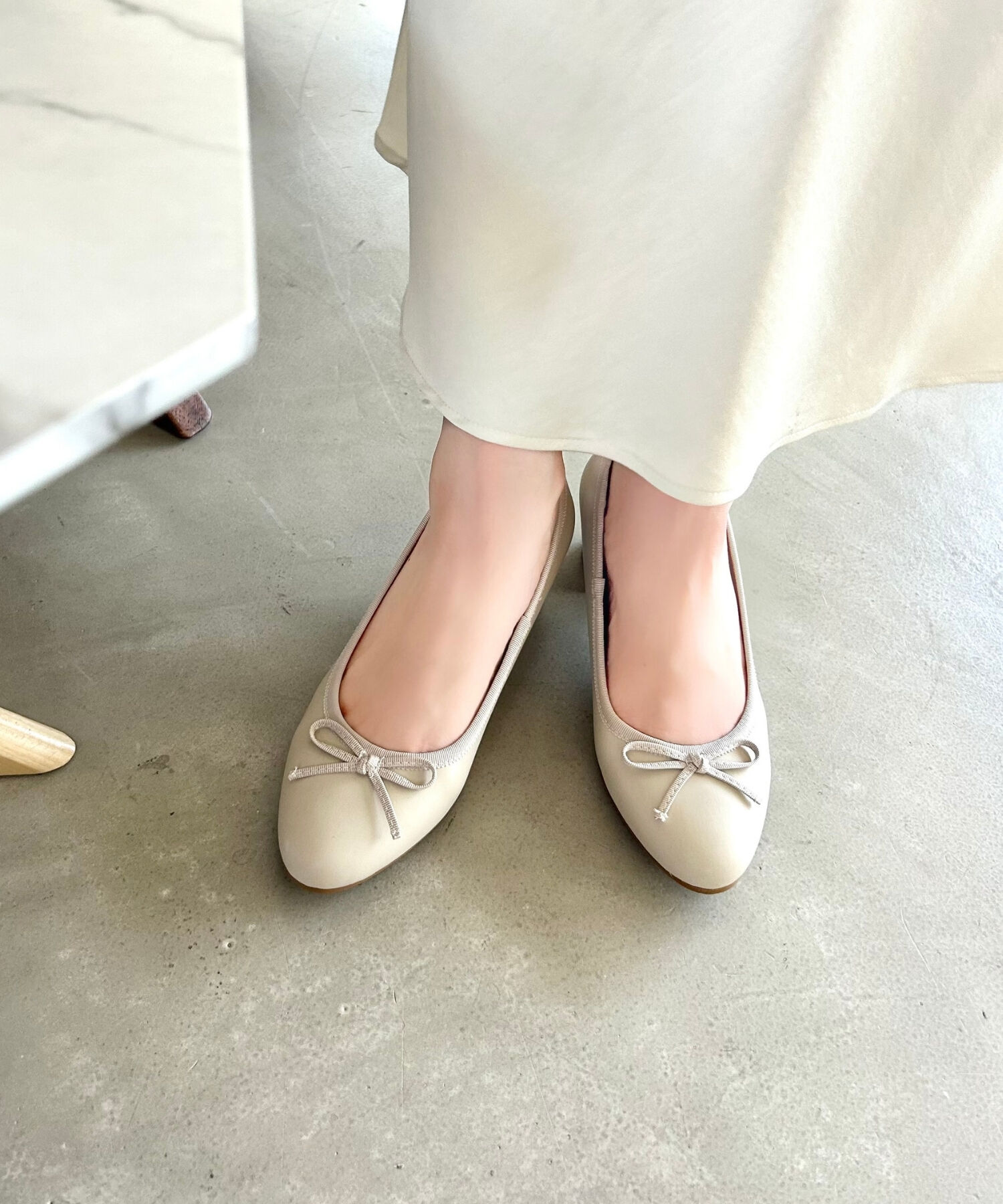 ORiental TRaffic「【防水】 ラウンドトゥ バレエ レイン パンプス /R-1017 バレエシューズ ヒール4.3ｃｍ」|パンプス|