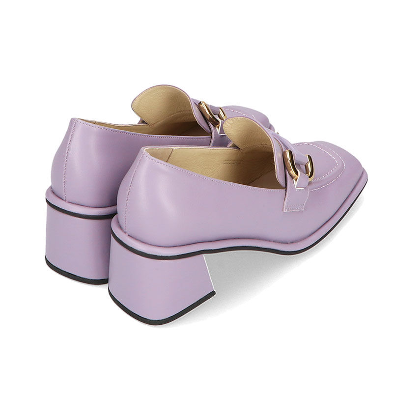 ORiental TRaffic「【アウトレット価格】ワイドスクエアトゥヒールローファー/31120」|パンプス|