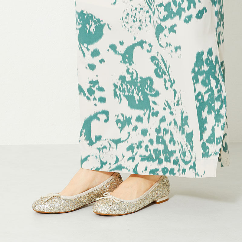 ORiental TRaffic「グリッターバレエシューズ/31125」|パンプス|