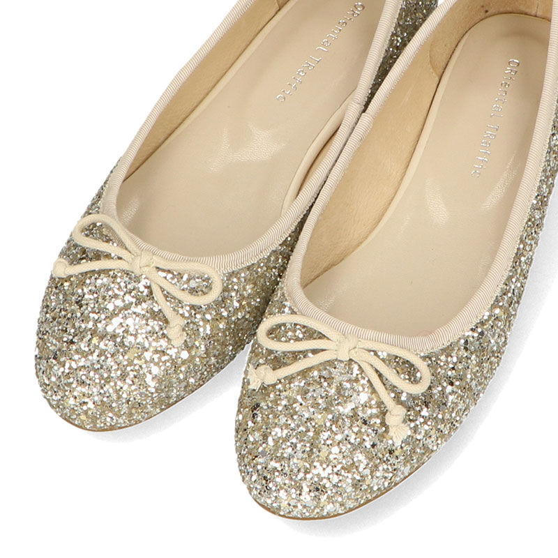 ORiental TRaffic「グリッターバレエシューズ/31125」|パンプス|