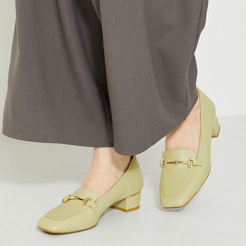 WA Oriental TRaffic「メタリックラインビットヒールローファー/32101」|パンプス|