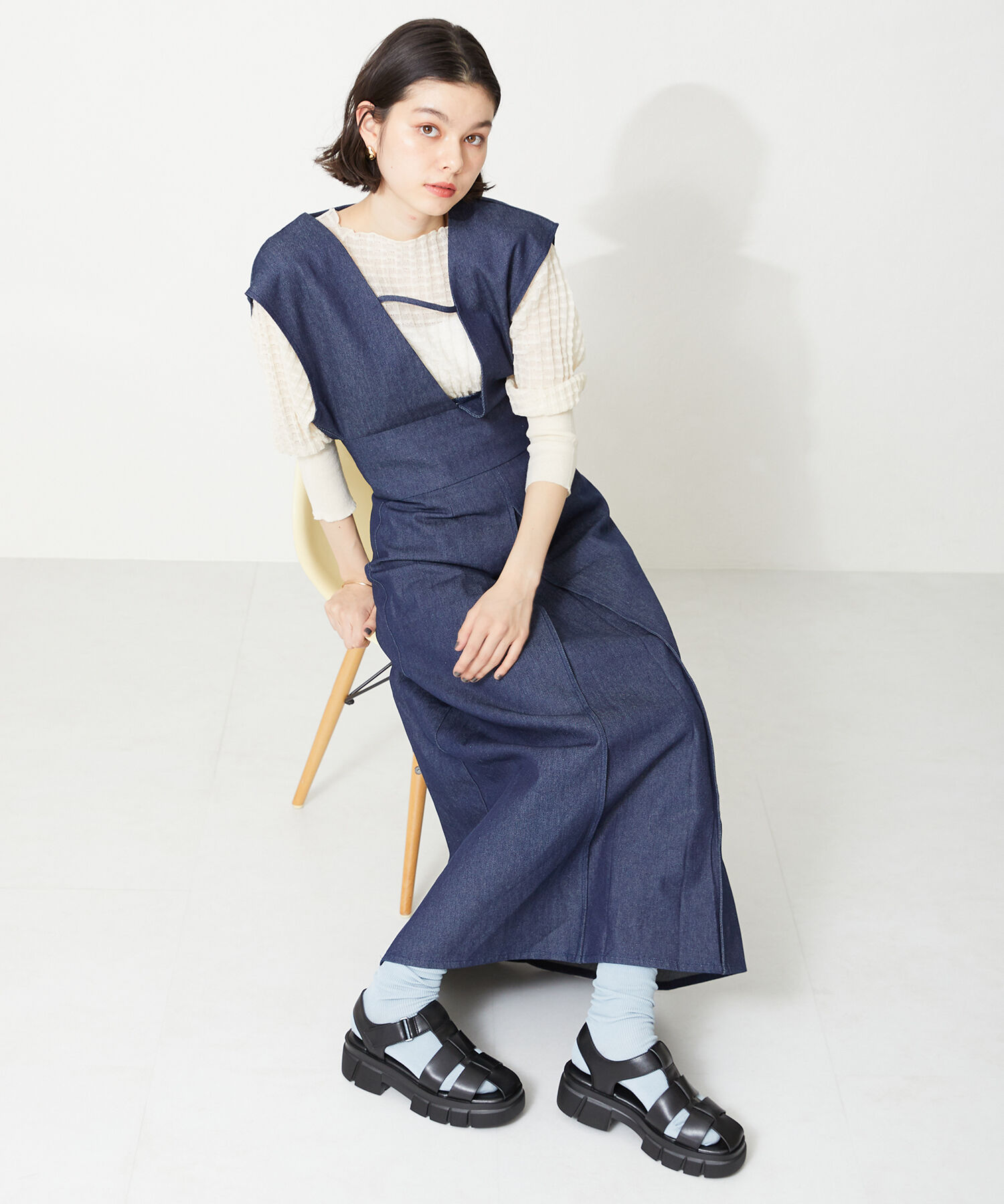 ORiental TRaffic「【アウトレット価格】厚底ワイドストラップグルカサンダル/31226 グルカサンダル 人気 トレンド」|サンダル|