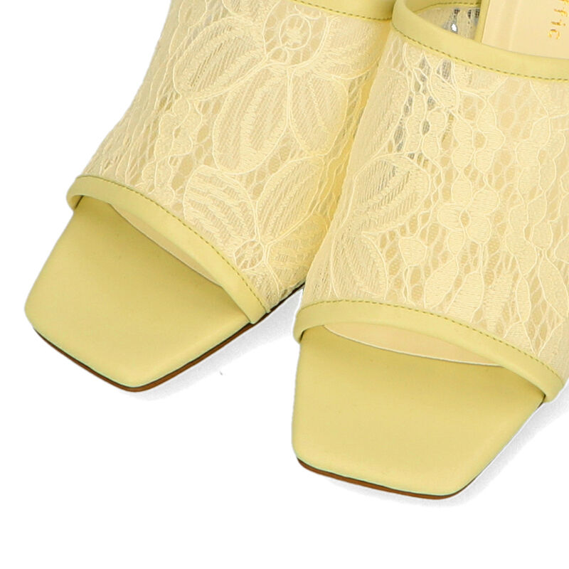 ORiental TRaffic「クリアヒールレースミュールサンダル/31205」|サンダル|