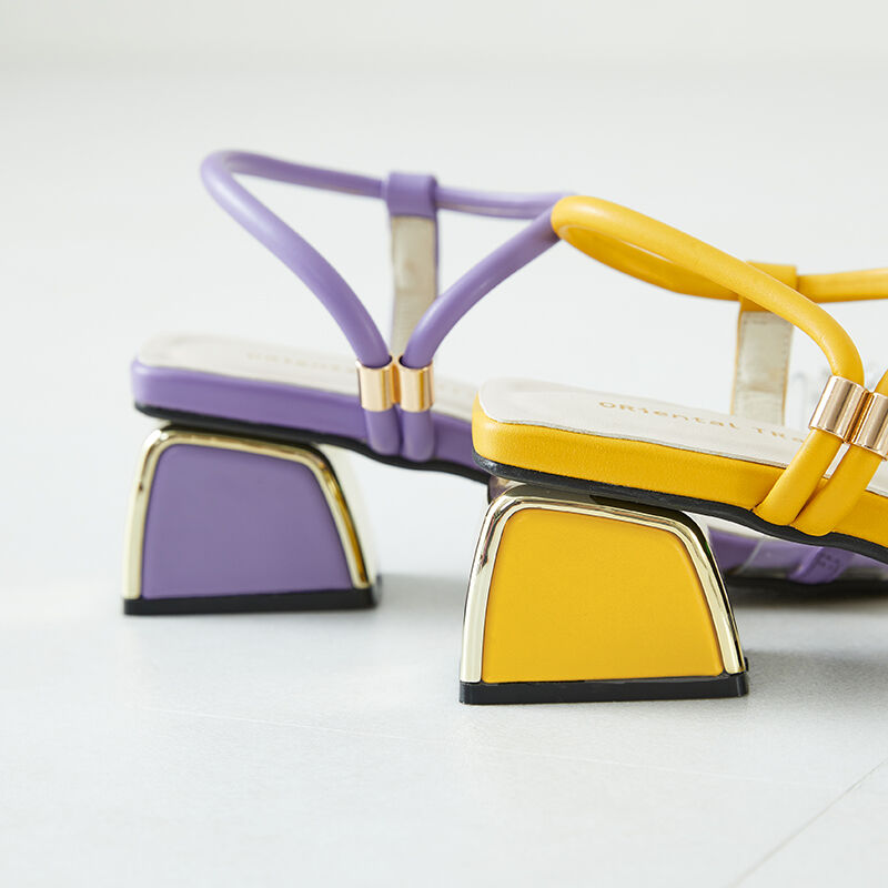 ORiental TRaffic「PVCベルトパールヒールサンダル/31211」|サンダル|