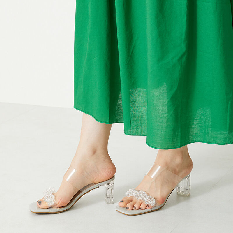 ORiental TRaffic「ビーズモチーフPVCサンダル/31207」|サンダル|