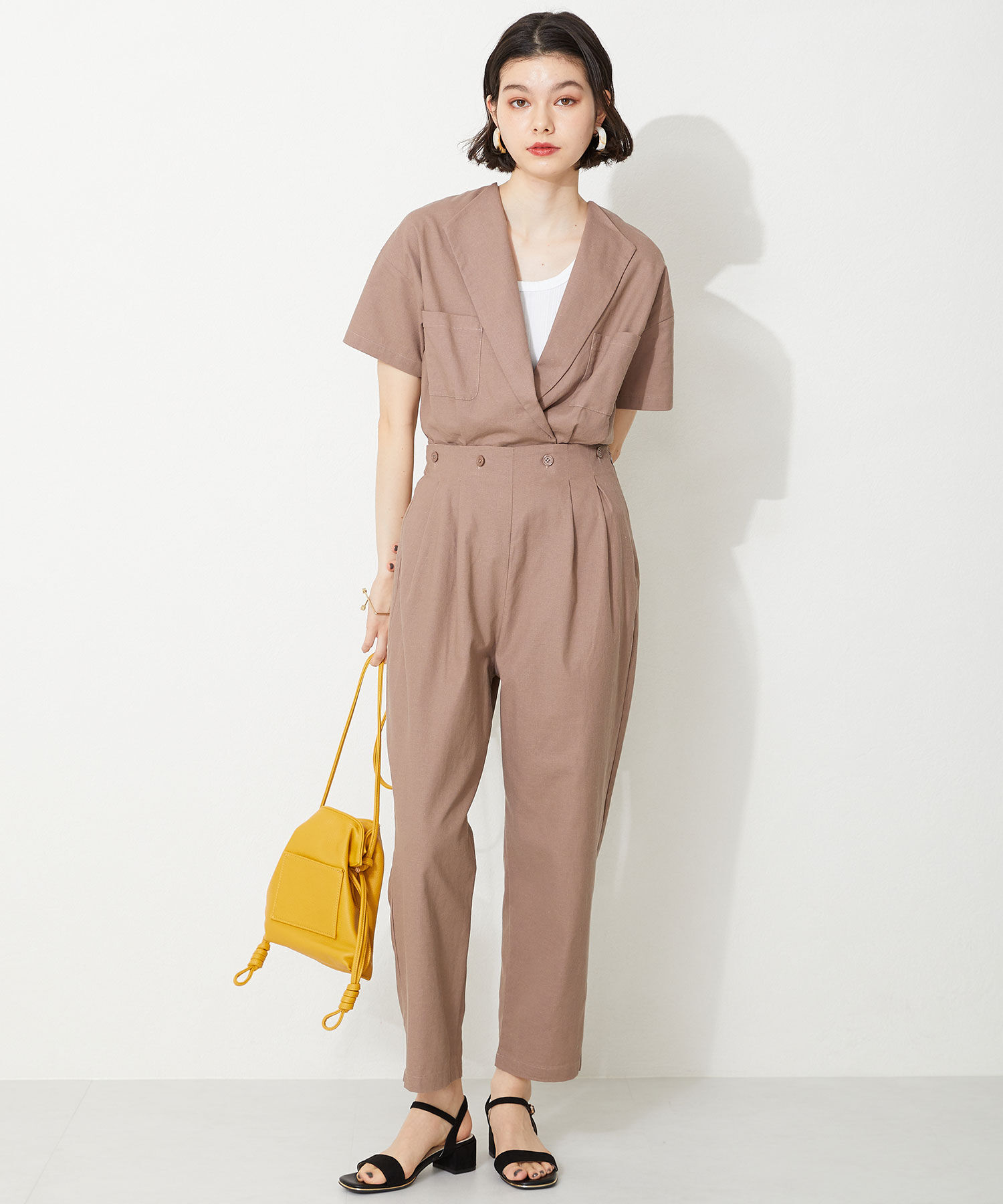 ORiental TRaffic「【アウトレット価格】メタリックライン ミドルヒール サンダル /31209 シンプル 」|サンダル|