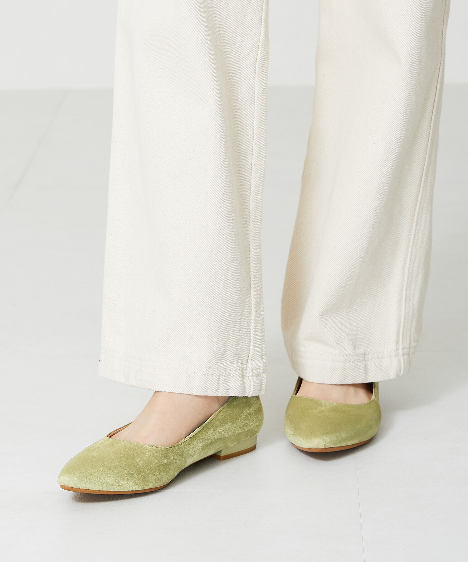 ORiental TRaffic「【跳べるパンプス/シリーズ累計１５０万足突破】プレーン フラット ヒール/R-3212 パンプス」|パンプス|