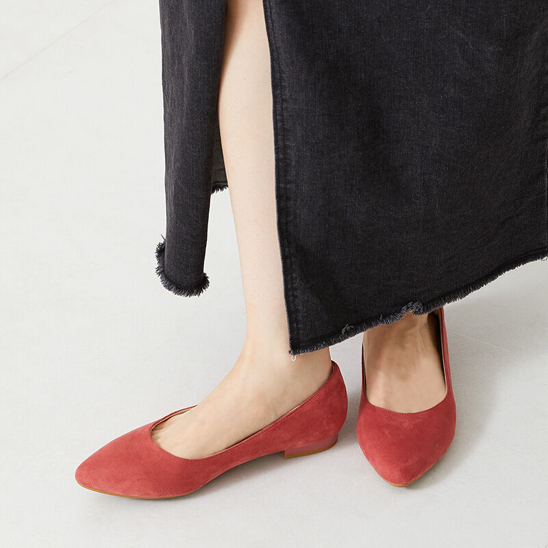 ORiental TRaffic「【跳べるパンプス/シリーズ累計１５０万足突破】プレーン フラット ヒール/R-3212 パンプス」|パンプス|