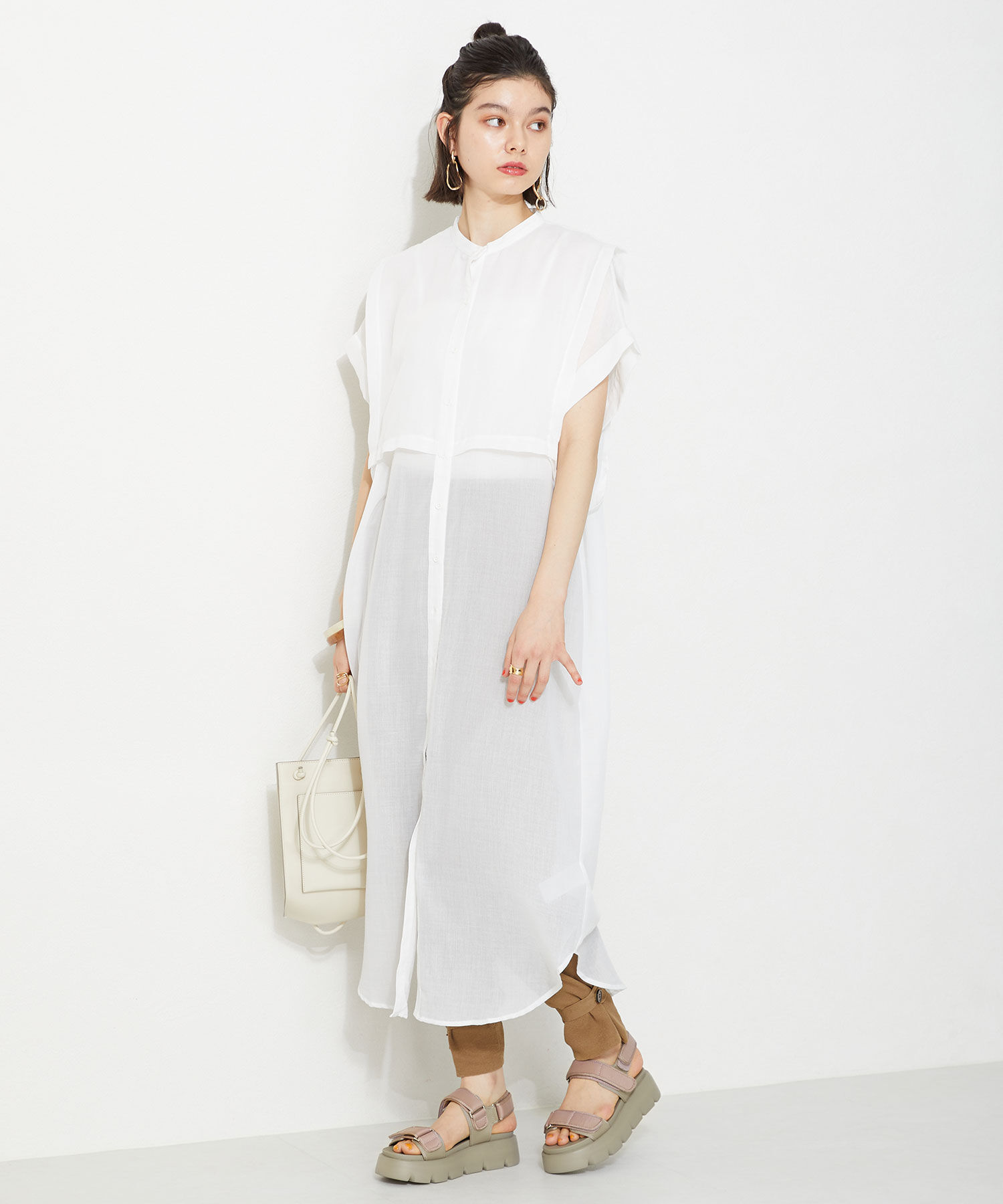 ORiental TRaffic「【アウトレット価格】厚底ナイロンベルトスポーツサンダル/OT3212 サンダル 厚底 スポサン 人気」|サンダル|