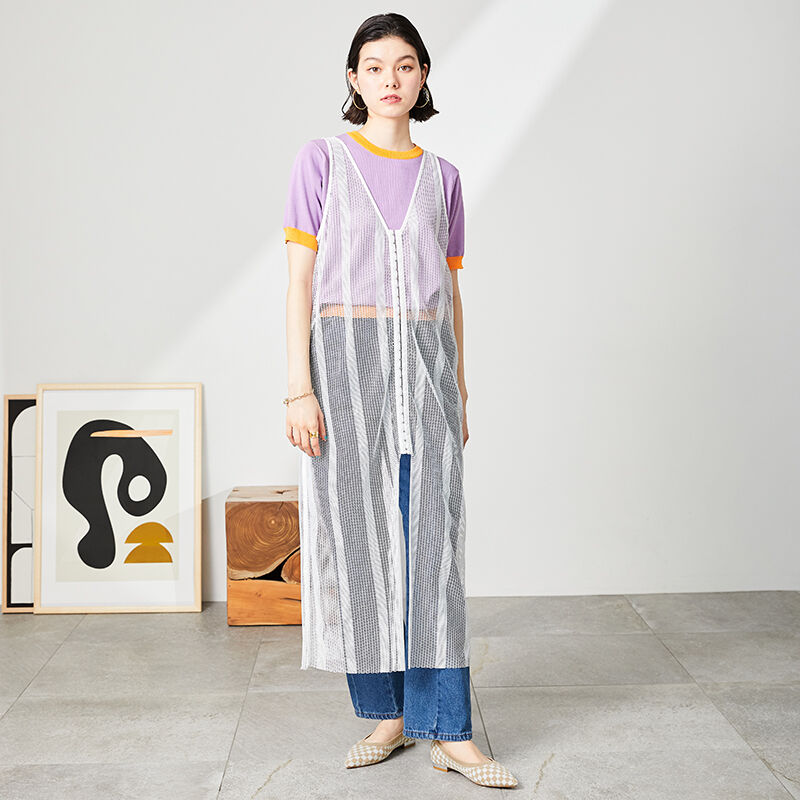 ORiental TRaffic「【アウトレット価格】ポインテッドトゥニットパンプス/31127 フラット ニット ポインテッドトゥ 人気」|パンプス|