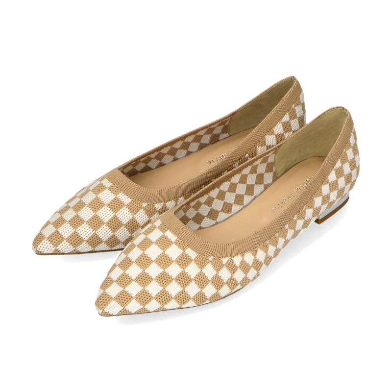 ORiental TRaffic「【アウトレット価格】ポインテッドトゥニットパンプス/31127 フラット ニット ポインテッドトゥ 人気」|パンプス|