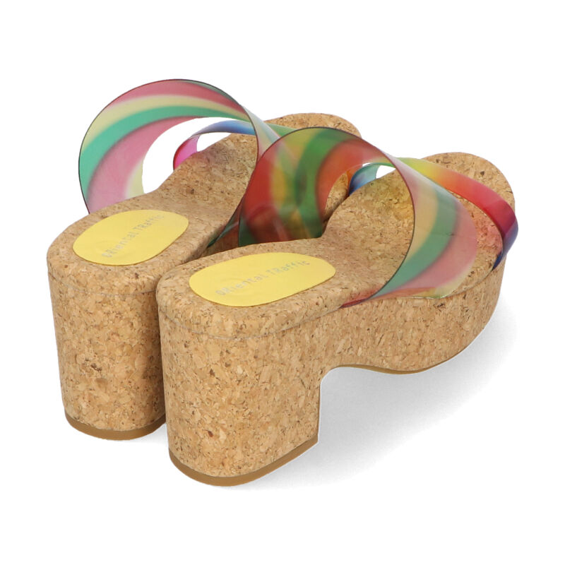 ORiental TRaffic「PVCダブルベルト厚底サンダル/31228」|サンダル|