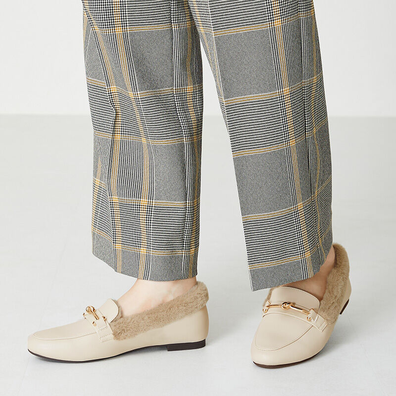 ORiental TRaffic「ゴールドモチーフファーローファー/31307」|パンプス|