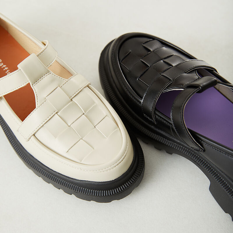 ORiental TRaffic「編み込みTストラップシューズ/31306」|パンプス|