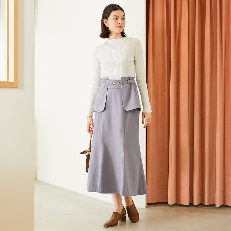 ORiental TRaffic「【トレンド】ウッドヒール甲深パンプス/31311 パンプス 人気 カジュアル ヒール5.5cm シンプル」|パンプス|