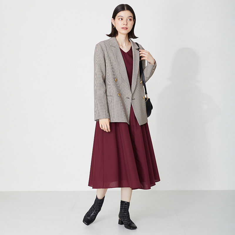 ORiental TRaffic「ツイード 切替 ブーツ /31427 ショートブーツ」|ショートブーツ|