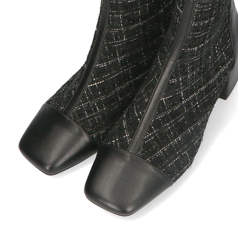 ORiental TRaffic「ツイード 切替 ブーツ /31427 ショートブーツ」|ショートブーツ|