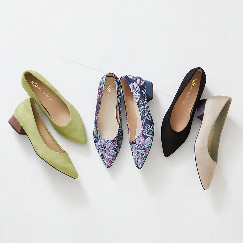 WA Oriental TRaffic「バイカラーポインテッドトゥパンプス/32307」|パンプス|BLUE