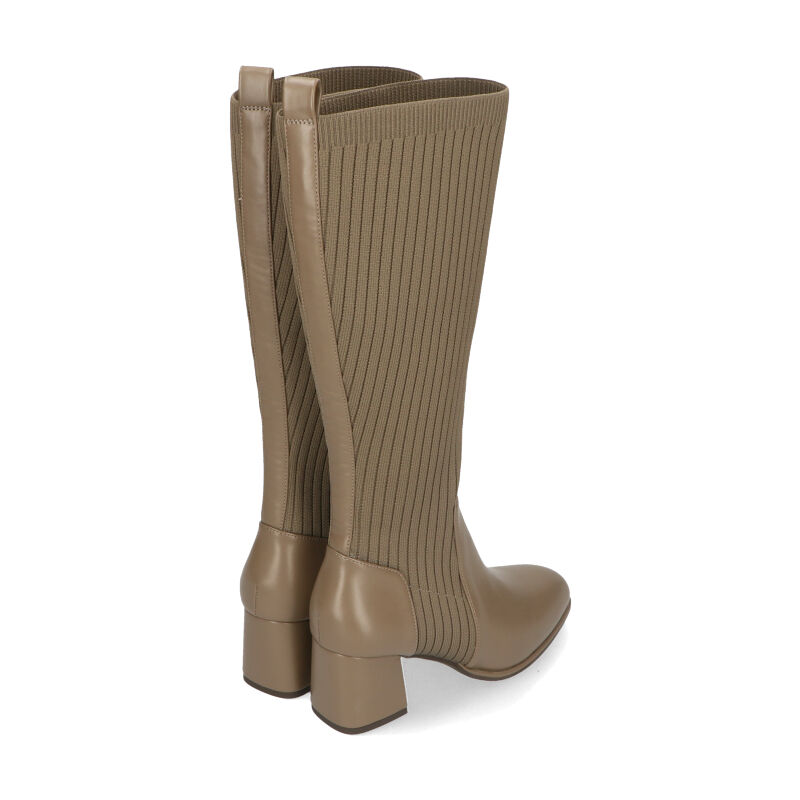 ORiental TRaffic「ニット ロング ヒール ブーツ /31509 太ヒール ヒール6ｃｍ」|ロングブーツ|