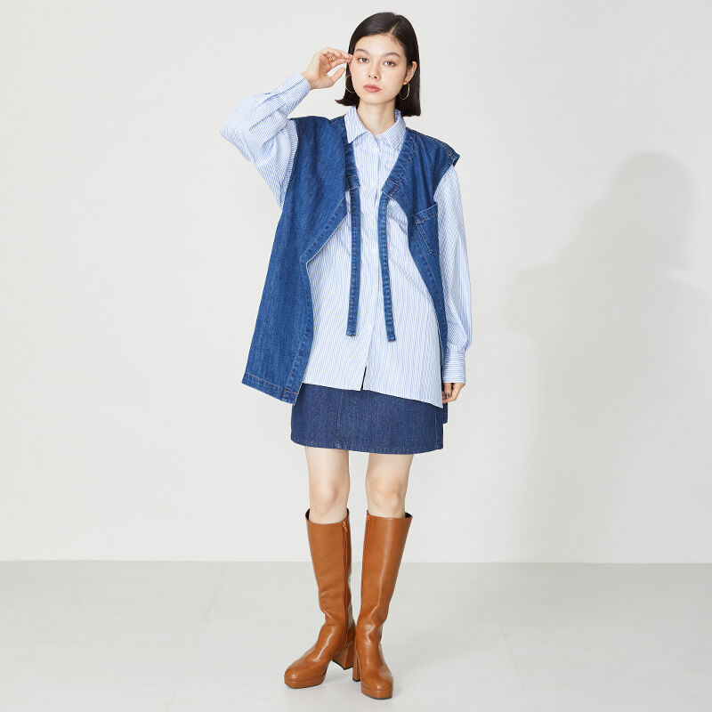 ORiental TRaffic「プラットフォームロングブーツ/31511」|ロングブーツ|