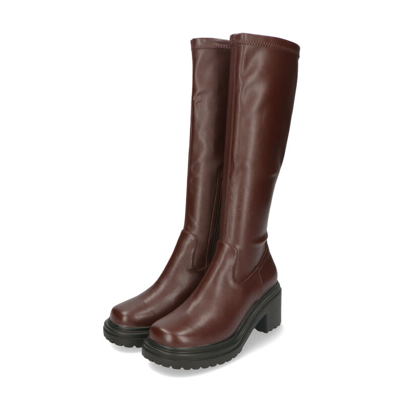 ORiental TRaffic「厚底 ストレッチ ヒール ロングブーツ /31514 ヒール7.5ｃｍ 美脚」|ロングブーツ|