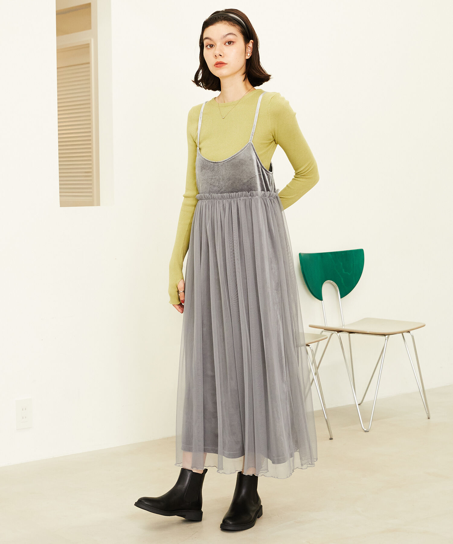 WA Oriental TRaffic「フラット サイドゴア ショートブーツ /32403 ヒール3.5ｃｍ」|ショートブーツ|