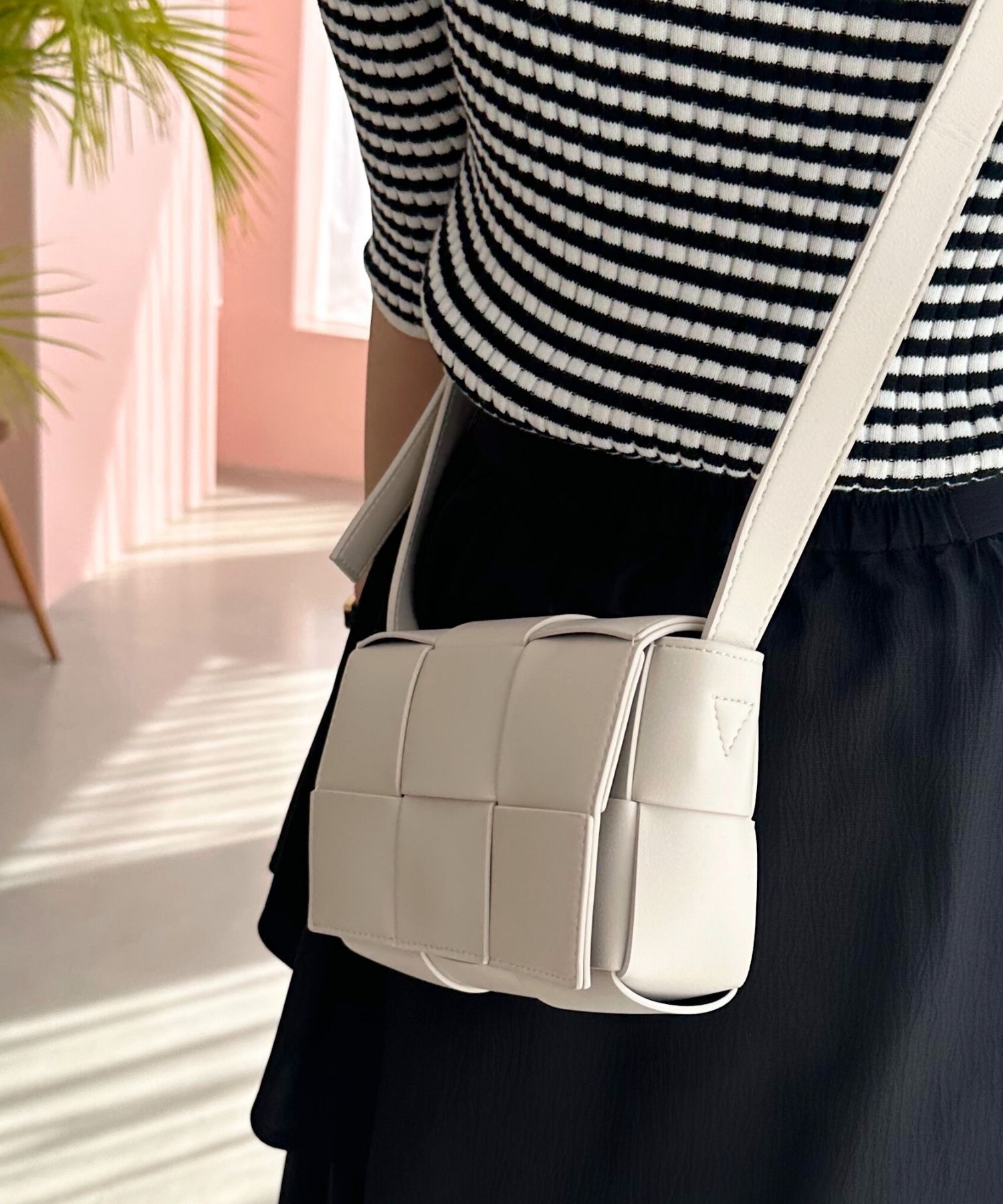 ORiental TRaffic「【BAG】編み込みショルダーバッグ/BA-213 ハンドバッグ ショルダーバッグ」|ショルダー・メッセンジャー|