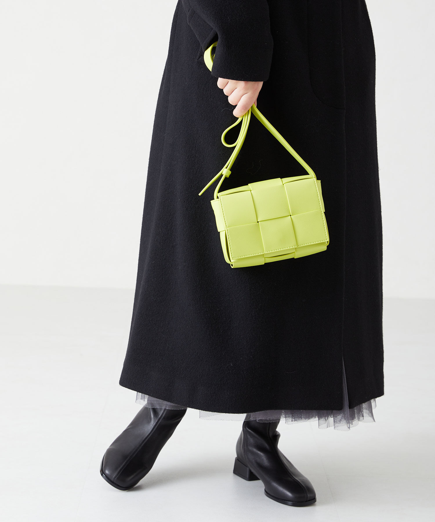 ORiental TRaffic「【BAG】編み込みショルダーバッグ/BA-213 ハンドバッグ ショルダーバッグ」|ショルダー・メッセンジャー|