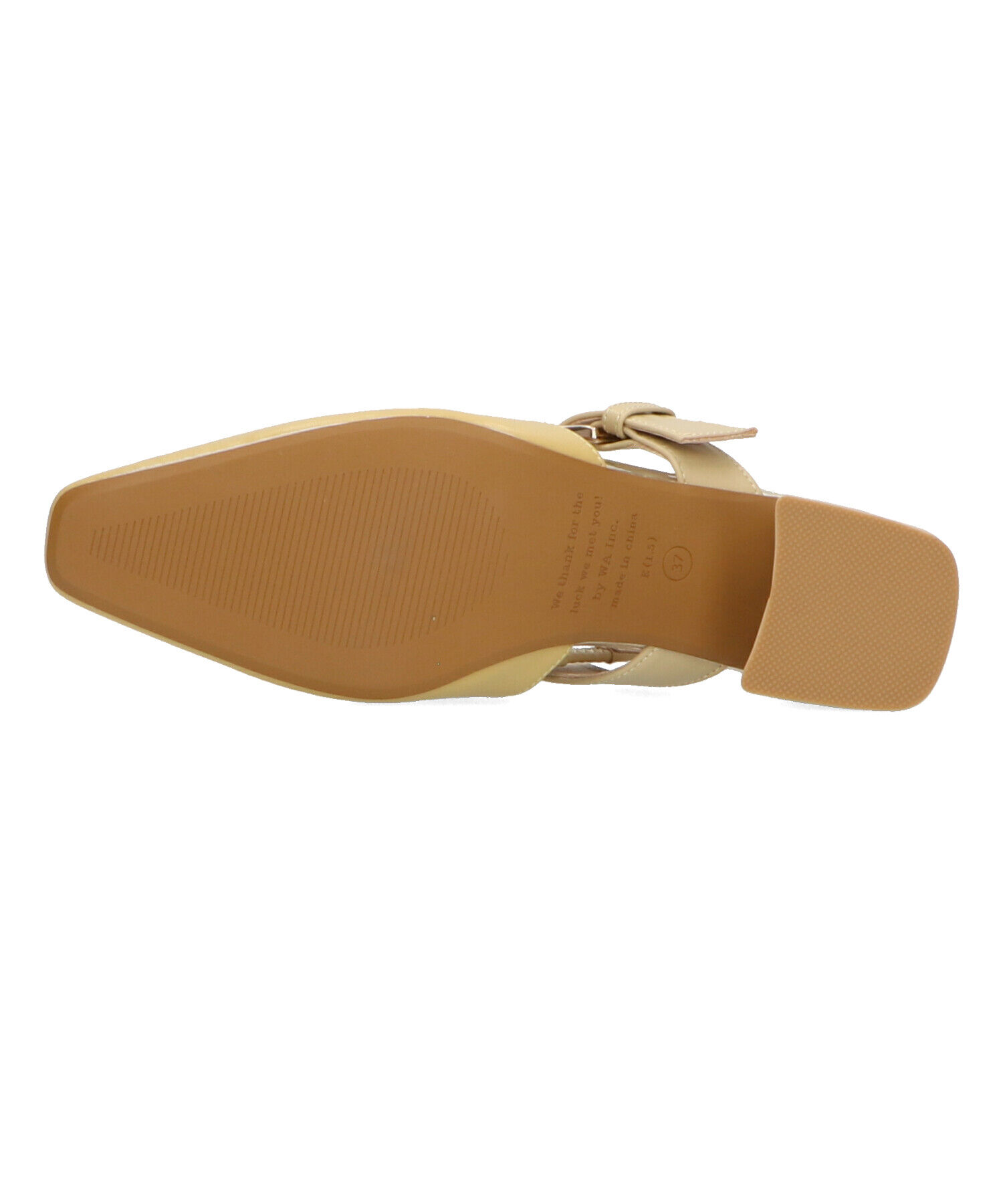 ORiental TRaffic「【トレンド】変形ヒールバックストラップパンプス/41101 パンプス 人気 売れてる スクエアトゥ」|サンダル|