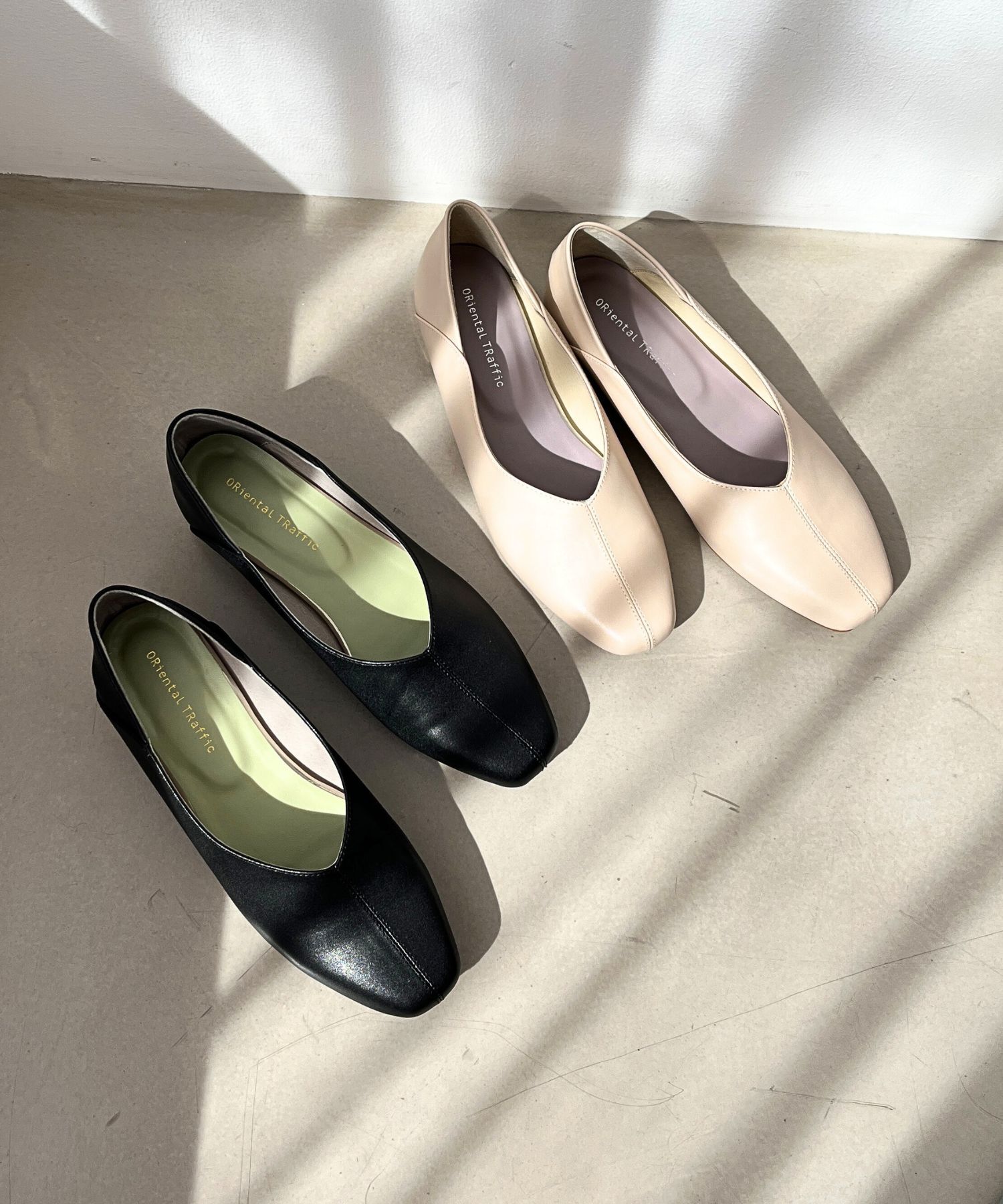 ORiental TRaffic「センターシームバブーシュ/41107」|パンプス|BEIGE