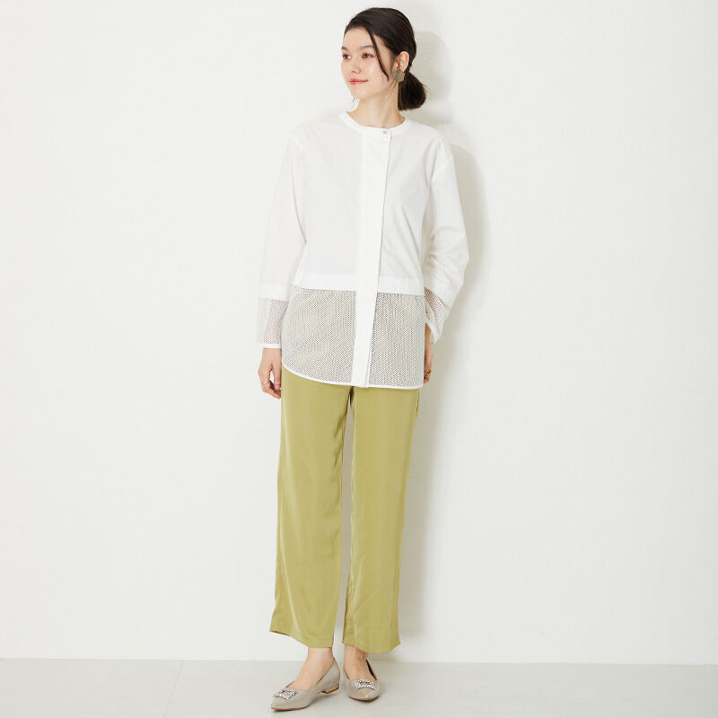 ORiental TRaffic「ビジューモチーフポインテッドトゥパンプス/41113 フラット」|パンプス|