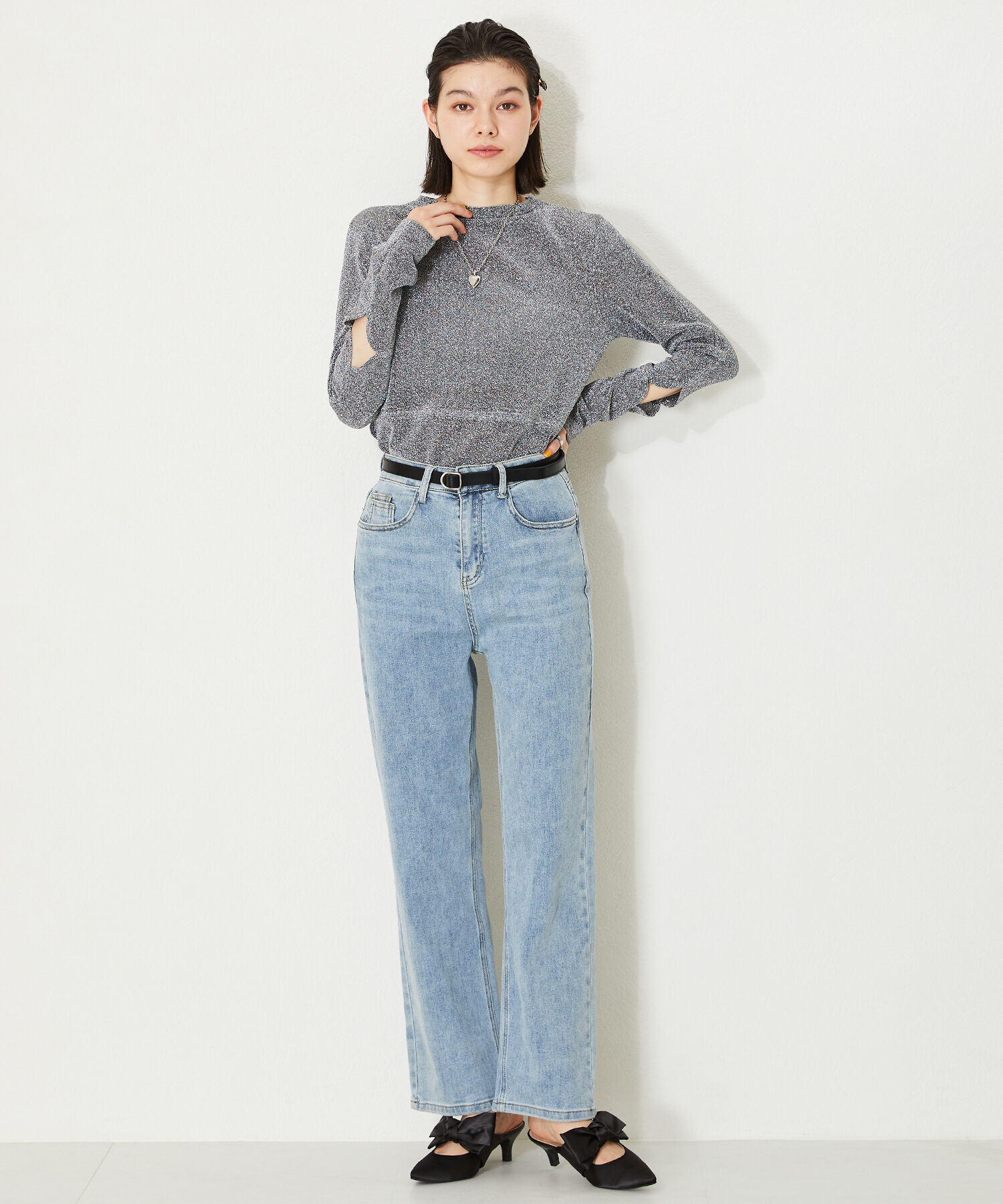 ORiental TRaffic「リボンミュールパンプス/41109」|パンプス|