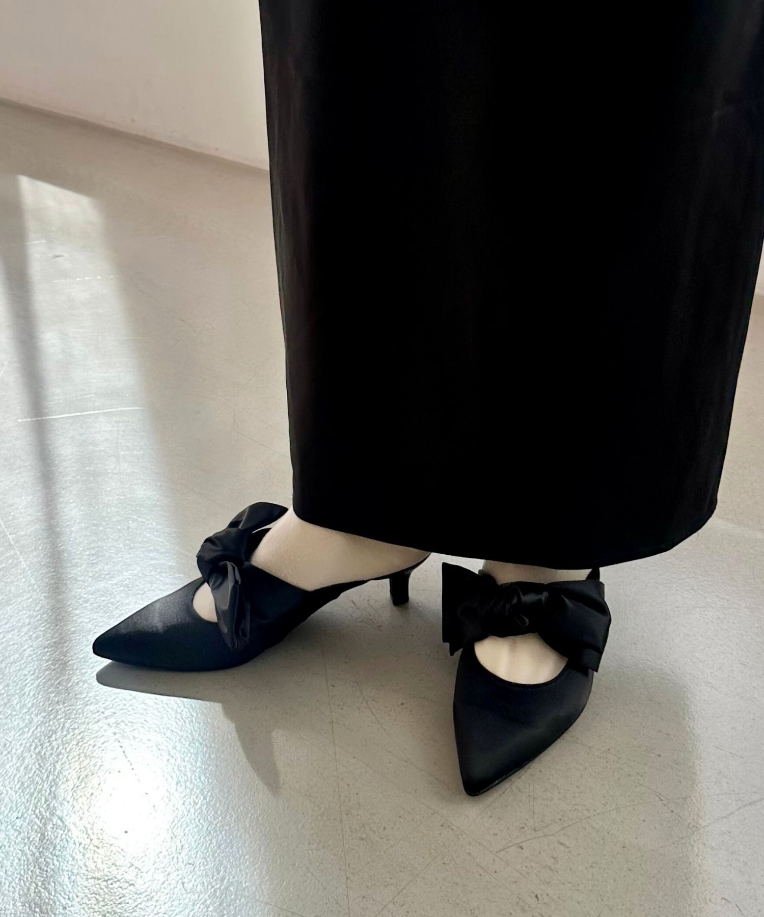 ORiental TRaffic「リボンミュールパンプス/41109」|パンプス|