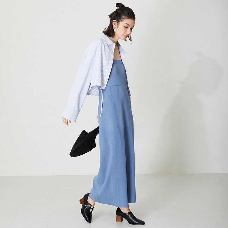 ORiental TRaffic「【トレンド】ウッドヒール甲深パンプス/41119 パンプス」|パンプス|