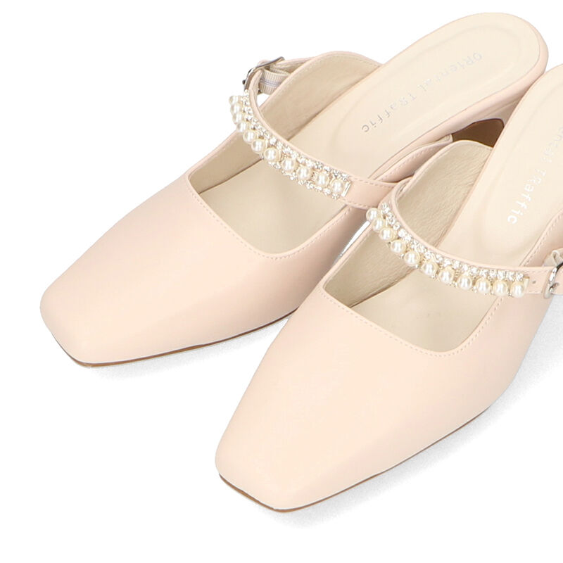 ORiental TRaffic「パールストラップミュールパンプス/41121」|パンプス|