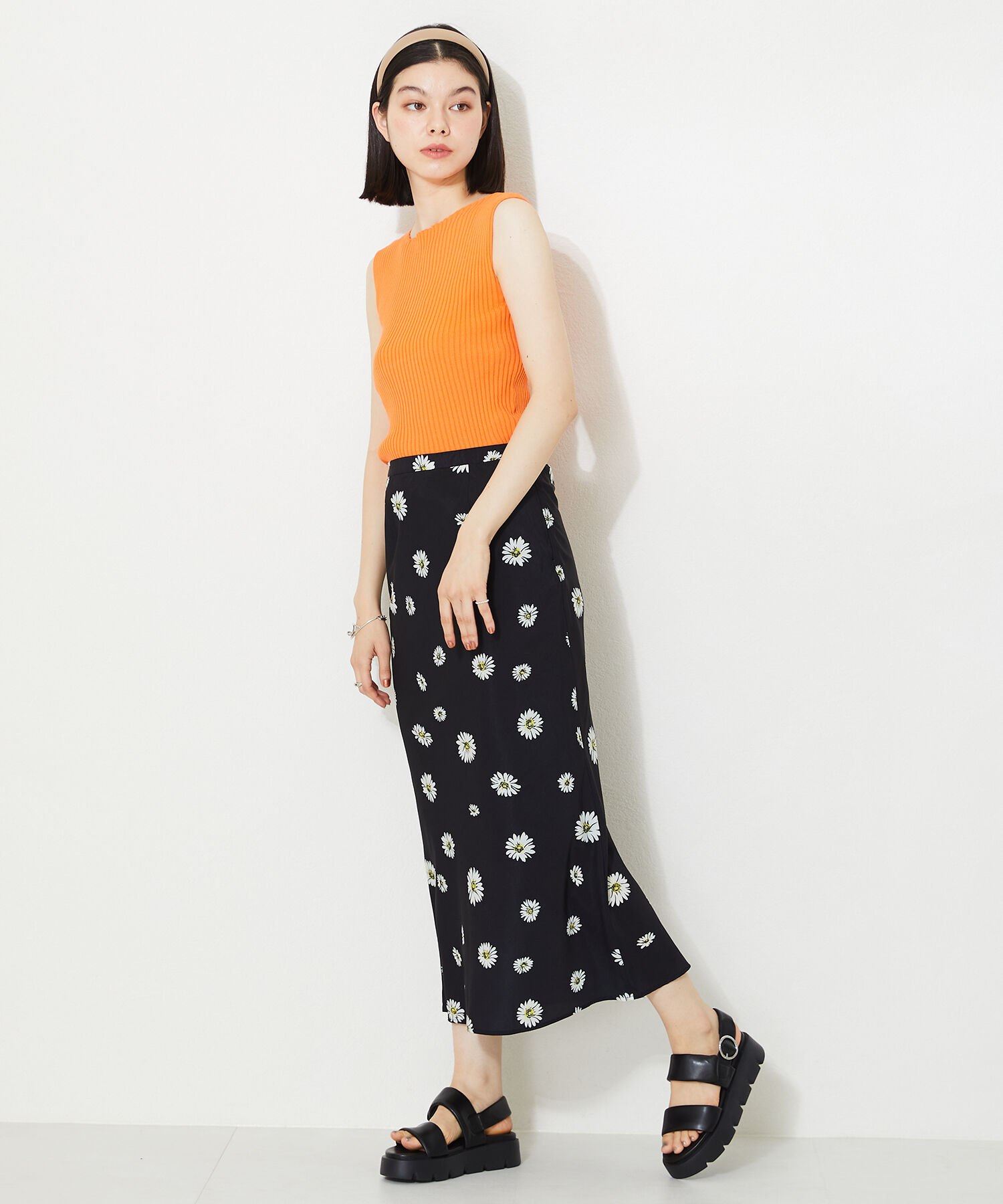 ORiental TRaffic「パデットダブルベルト厚底サンダル/41204」|サンダル|