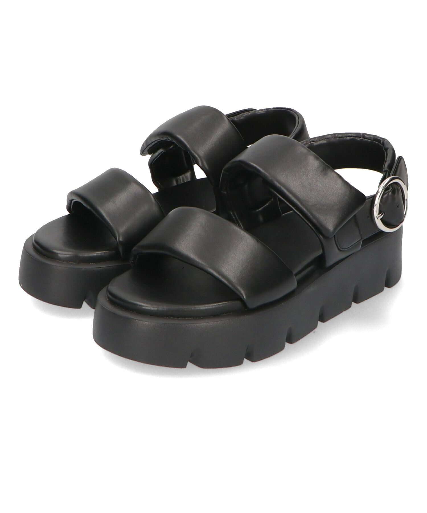 ORiental TRaffic「パデットダブルベルト厚底サンダル/41204」|サンダル|